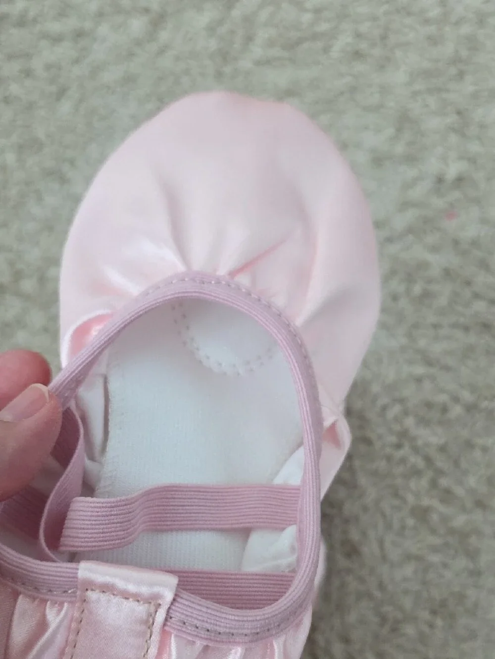 Pink Satin Ballet Slippers - Child Size